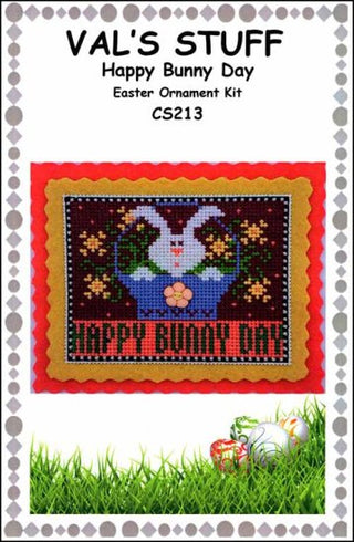 Happy Bunny Day Cross Stitch Pattern by Val's Stuff - Premium Pattern, Cross Stitch from Val's Stuff - Just $14! Shop now at Crossed Hearts Needlework & Design