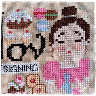 Happy Hobby Month: November (Cake Decorating) Cross Stitch Pattern by Fairy Wool in the Wood *NEW* - Premium Pattern, Cross Stitch from Fairy Wool in the Wood - Just $12! Shop now at Crossed Hearts Needlework & Design