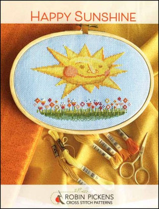 Happy Sunshine Cross Stitch Pattern by Robin Pickens *NEW* - Premium Pattern, Cross Stitch from Robin Pickens - Just $10! Shop now at Crossed Hearts Needlework & Design