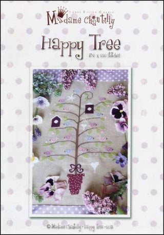 Happy Tree Cross Stitch Pattern by Madame Chantilly - Premium Pattern, Cross Stitch from Madame Chantilly - Just $14.66! Shop now at Crossed Hearts Needlework & Design