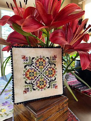 Harvest Lilies Cross Stitch Pattern by Ink Circles *NEW* - Premium Pattern, Cross Stitch from Ink Circles - Just $6! Shop now at Crossed Hearts Needlework & Design