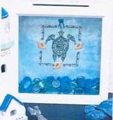 Hawaiian Sea Turtle Cross Stitch Pattern by Salty Stitcher Designs - Premium Pattern, Cross Stitch from Salty Stitcher Designs - Just $12! Shop now at Crossed Hearts Needlework & Design