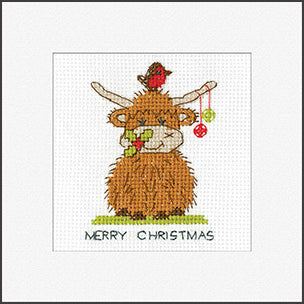 Highland Baubles Christmas Cards (3pk) Needlecraft Kits by Heritage Crafts *NEW* - Premium Needlecraft Kit from Heritage Crafts - Just $48! Shop now at Crossed Hearts Needlework & Design