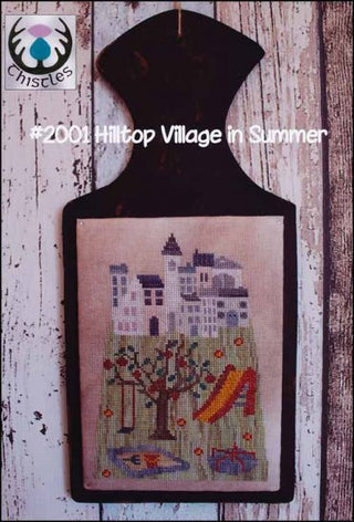 Hilltop Village In Summer Cross Stitch Pattern by Thistles - Premium Pattern, Cross Stitch from Thistles - Just $12! Shop now at Crossed Hearts Needlework & Design