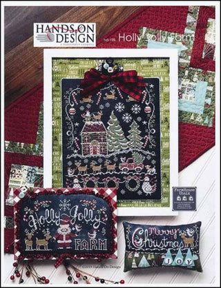 Holly Jolly Farm Cross Stitch Pattern by Hands On Design - Premium Pattern, Cross Stitch from Hands On Design - Just $12! Shop now at Crossed Hearts Needlework & Design