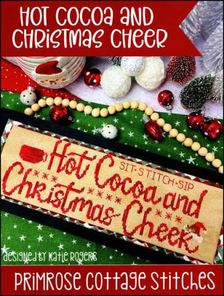 Hot Cocoa and Christmas Cheer Cross Stitch Pattern by Primrose Cottage Stitches - Premium Pattern, Cross Stitch from Primrose Cottage Stitches - Just $14! Shop now at Crossed Hearts Needlework & Design