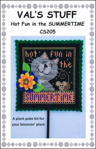 Hot Fun In The Summertime Cross Stitch Pattern by Val's Stuff - Premium Pattern, Cross Stitch from Val's Stuff - Just $24! Shop now at Crossed Hearts Needlework & Design