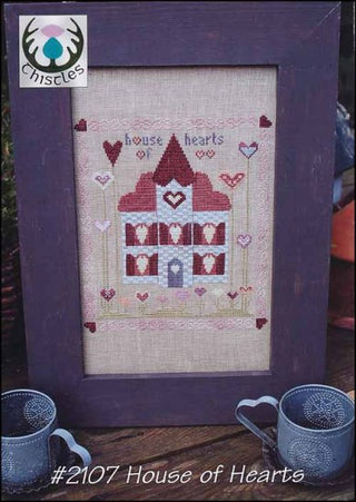 House of Hearts Cross Stitch Pattern by Thistles - Premium Pattern, Cross Stitch from Thistles - Just $7.40! Shop now at Crossed Hearts Needlework & Design