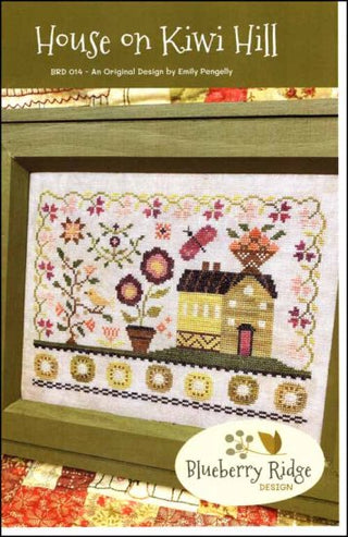 House On Kiwi Hill Cross Stitch Pattern by Blueberry Ridge Design *NEW* - Premium Pattern, Cross Stitch from Blueberry Ridge Design - Just $12! Shop now at Crossed Hearts Needlework & Design