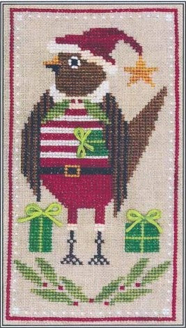 How the Finch Stole Christmas Cross Stitch Pattern - Premium Pattern, Cross Stitch from Artful Offerings™ - Just $10! Shop now at Crossed Hearts Needlework & Design