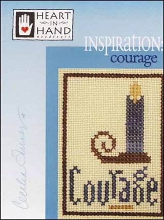 Inspiration: Courage Cross Stitch Pattern by Heart In Hand Needleart - Premium Pattern, Cross Stitch from Heart In Hand Needleart - Just $5! Shop now at Crossed Hearts Needlework & Design