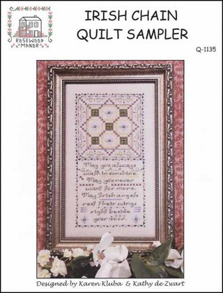 Irish Chain Quilt Sampler Cross Stitch Pattern by Rosewood Manor - Premium Pattern, Cross Stitch from Rosewood Manor - Just $14! Shop now at Crossed Hearts Needlework & Design