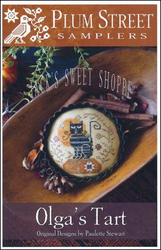 Jack's Sweet Shoppe: Olga's Tart Cross Stitch Pattern by Plum Street Samplers - Premium Pattern, Cross Stitch from Plum Street Samplers - Just $10! Shop now at Crossed Hearts Needlework & Design