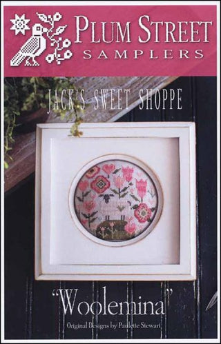 Jack's Sweet Shoppe: Woolemina Cross Stitch Pattern by Plum Street Samplers - Premium Pattern, Cross Stitch from Plum Street Samplers - Just $10! Shop now at Crossed Hearts Needlework & Design