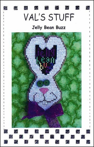 Jelly Bean Buzz Kit Cross Stitch Pattern by Val's Stuff - Premium Pattern, Cross Stitch from Val's Stuff - Just $16! Shop now at Crossed Hearts Needlework & Design