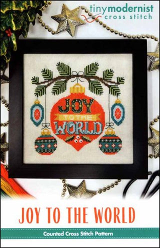 Joy to the World Cross Stitch Pattern by Tiny Modernist *NEW* - Premium Pattern, Cross Stitch from Tiny Modernist - Just $9! Shop now at Crossed Hearts Needlework & Design