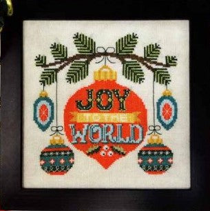 Joy to the World Cross Stitch Pattern by Tiny Modernist *NEW* - Premium Pattern, Cross Stitch from Tiny Modernist - Just $9! Shop now at Crossed Hearts Needlework & Design