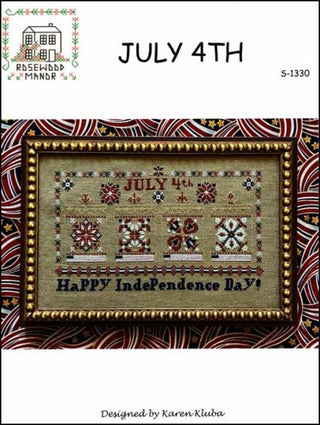 July 4th Cross Stitch Pattern by Rosewood Manor - Premium Pattern, Cross Stitch from Rosewood Manor - Just $9! Shop now at Crossed Hearts Needlework & Design