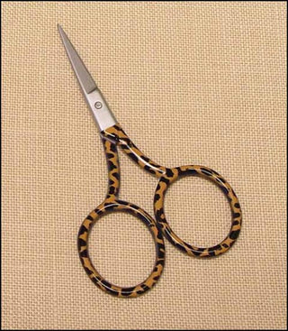 Jungle Leopard Embroidery Scissors by Yarn Tree - Premium Embroidery Scissors from Yarn Tree - Just $11! Shop now at Crossed Hearts Needlework & Design