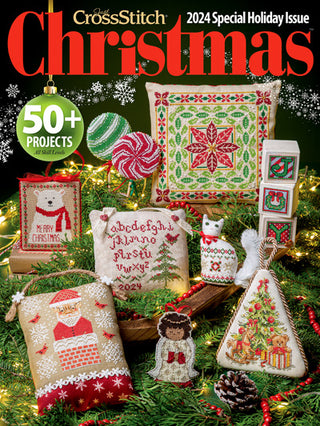 Just CrossStitch: Christmas 2024 Special Holiday Issue - Premium Needlecraft Patterns from Annie's® - Just $9.98! Shop now at Crossed Hearts Needlework & Design