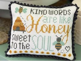 Kind Words Cross Stitch Pattern by Primrose Cottage Stitches - Premium Pattern, Cross Stitch from Primrose Cottage Stitches - Just $8! Shop now at Crossed Hearts Needlework & Design