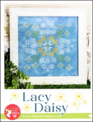 Lacy Daisy Cross Stitch Pattern by It's Sew Emma - Premium Pattern, Cross Stitch from It's Sew Emma - Just $11! Shop now at Crossed Hearts Needlework & Design