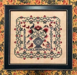 Larksworthy Sampler Cross Stitch Pattern by Rosewood Manor *NEW* - Premium Pattern, Cross Stitch from Rosewood Manor - Just $9! Shop now at Crossed Hearts Needlework & Design