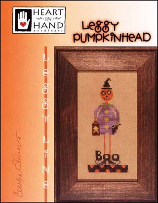 Leggy Pumpkinhead Cross Stitch Pattern by Heart In Hand Needleart - Premium Pattern, Cross Stitch from Heart In Hand Needleart - Just $6! Shop now at Crossed Hearts Needlework & Design