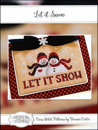 Let It Snow Cross Stitch Pattern by Cherry Hill Stitchery *NEW* - Premium Pattern, Cross Stitch from Cherry Hill Designs - Just $12! Shop now at Crossed Hearts Needlework & Design