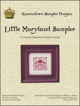 Little Maryland Sampler Cross Stitch Pattern by Queenstown Sampler Designs - Premium Pattern, Cross Stitch from Queenstown Sampler Designs - Just $6! Shop now at Crossed Hearts Needlework & Design