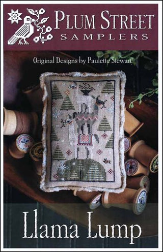 Llama Lump Cross Stitch Pattern by Plum Street Samplers - Premium Pattern, Cross Stitch from Plum Street Samplers - Just $10! Shop now at Crossed Hearts Needlework & Design