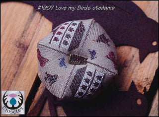 Love My Birds Otedama Cross Stitch Pattern by Thistles - Premium Pattern, Cross Stitch from Thistles - Just $7.20! Shop now at Crossed Hearts Needlework & Design