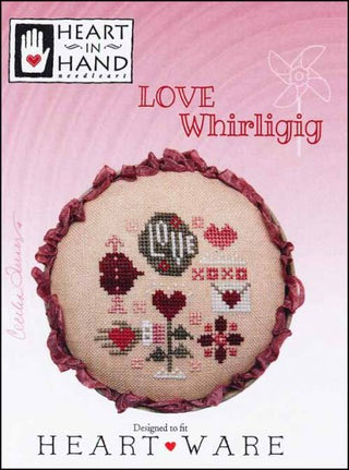 Love Whirligig Cross Stitch Pattern by Heart In Hand Needleart - Premium Pattern, Cross Stitch from Heart In Hand Needleart - Just $6! Shop now at Crossed Hearts Needlework & Design