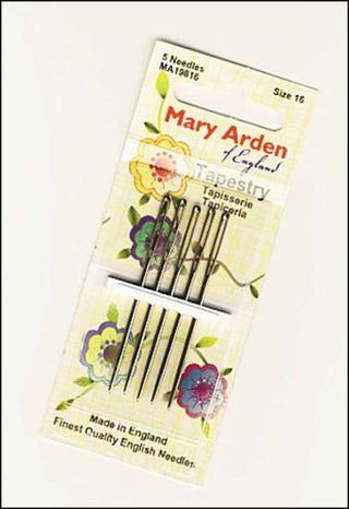 Size 16 Tapestry Needles by Mary Arden - Premium Hand-Sewing Needles from Colonial Needle Company - Just $2.92! Shop now at Crossed Hearts Needlework & Design