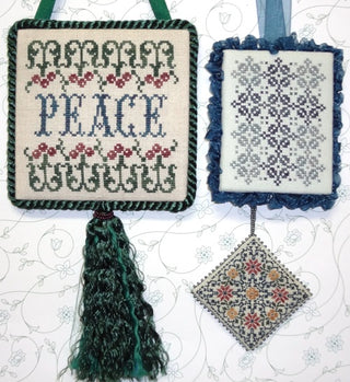 Christmas Pinkies III Counted Cross Stitch Pattern - Crossed Hearts Needlework & Design