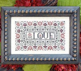 Love Cross Stitch Pattern by My Big Toe Designs