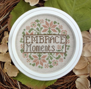 Embrace Moments Cross Stitch Pattern by My Big Toe Designs - Premium Pattern, Cross Stitch from My Big Toe Designs™ - Just $8! Shop now at Crossed Hearts Needlework & Design