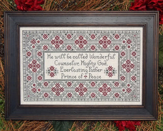 Prince of Peace Counted Cross Stitch Pattern - Premium Pattern, Cross Stitch from My Big Toe Designs™ - Just $10! Shop now at Crossed Hearts Needlework & Design