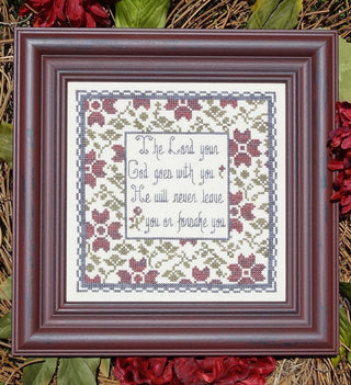 God With You Cross Stitch Pattern by My Big Toe Designs - Premium Pattern, Cross Stitch from My Big Toe Designs™ - Just $8! Shop now at Crossed Hearts Needlework & Design