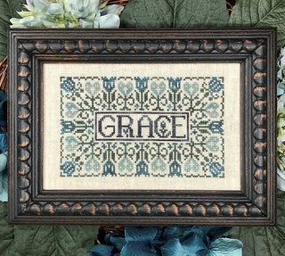 Grace Cross Stitch Pattern by My Big Toe Designs - Premium Pattern, Cross Stitch from My Big Toe Designs™ - Just $8! Shop now at Crossed Hearts Needlework & Design