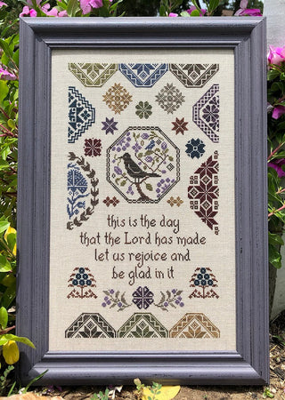 Quaker Rejoice Cross Stitch Pattern by My Big Toe Designs - Premium Pattern, Cross Stitch from My Big Toe Designs™ - Just $12! Shop now at Crossed Hearts Needlework & Design