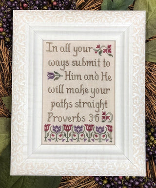 Straight Paths Cross Stitch Pattern by My Big Toe Designs™ - Premium Pattern, Cross Stitch from My Big Toe Designs™ - Just $8! Shop now at Crossed Hearts Needlework & Design