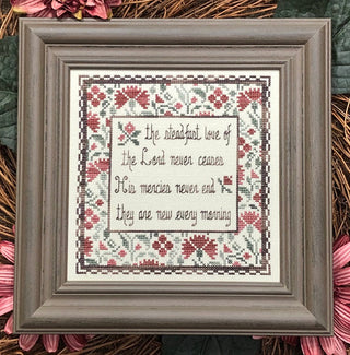 New Mercies Cross Stitch Pattern by My Big Toe Designs - Premium Pattern, Cross Stitch from My Big Toe Designs™ - Just $8! Shop now at Crossed Hearts Needlework & Design