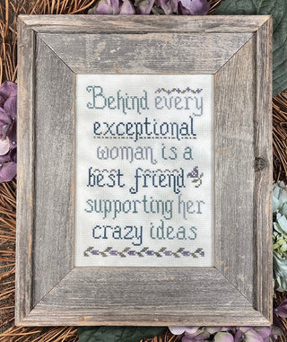 Exceptional Friends Cross Stitch Pattern by My Big Toe Designs - Premium Pattern, Cross Stitch from My Big Toe Designs™ - Just $8! Shop now at Crossed Hearts Needlework & Design