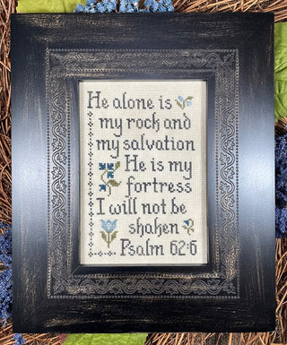 I Will Not Be Shaken Cross Stitch Pattern by My Big Toe Designs - Premium Pattern, Cross Stitch from My Big Toe Designs™ - Just $8! Shop now at Crossed Hearts Needlework & Design