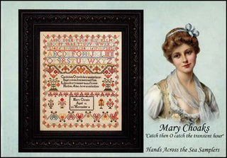 Mary Choaks Cross Stitch Pattern by Hands Across the Sea Samplers NEW! - Premium Pattern, Cross Stitch from Hands Across the Sea Samplers - Just $36! Shop now at Crossed Hearts Needlework & Design