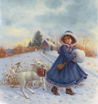 Mary and Her Lamb FULL COVERAGE Cross Stitch Pattern by Heaven and Earth Designs *RETIRED* - Premium Pattern, Cross Stitch from Heaven and Earth Designs - Just $23! Shop now at Crossed Hearts Needlework & Design