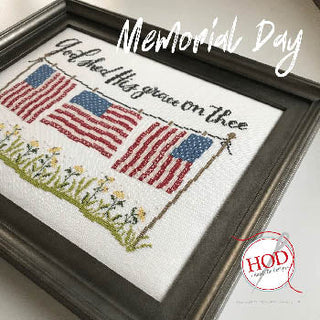 Memorial Day Cross Stitch Pattern by Hands On Design - Premium Pattern, Cross Stitch from Hands On Design - Just $10! Shop now at Crossed Hearts Needlework & Design