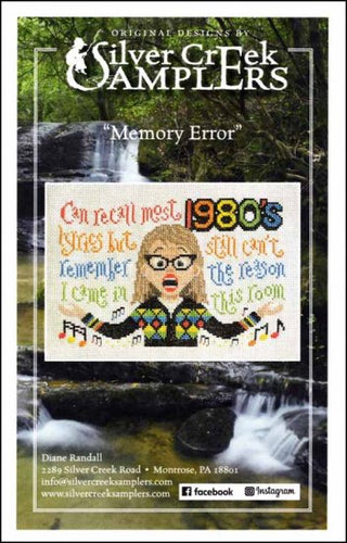 Memory Error Cross Stitch Pattern by Silver Creek Samplers - Premium Pattern, Cross Stitch from Silver Creek Samplers - Just $13! Shop now at Crossed Hearts Needlework & Design