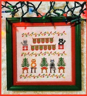 Meowy Catmas Cross Stitch Pattern by Pickle Barrel Designs *NEW* - Premium Pattern, Cross Stitch from Pickle Barrel Designs - Just $10! Shop now at Crossed Hearts Needlework & Design